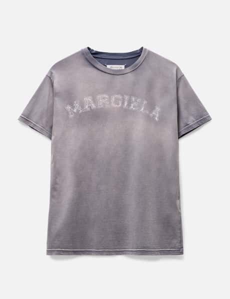Maison Margiela 페이디드 로고 티셔츠