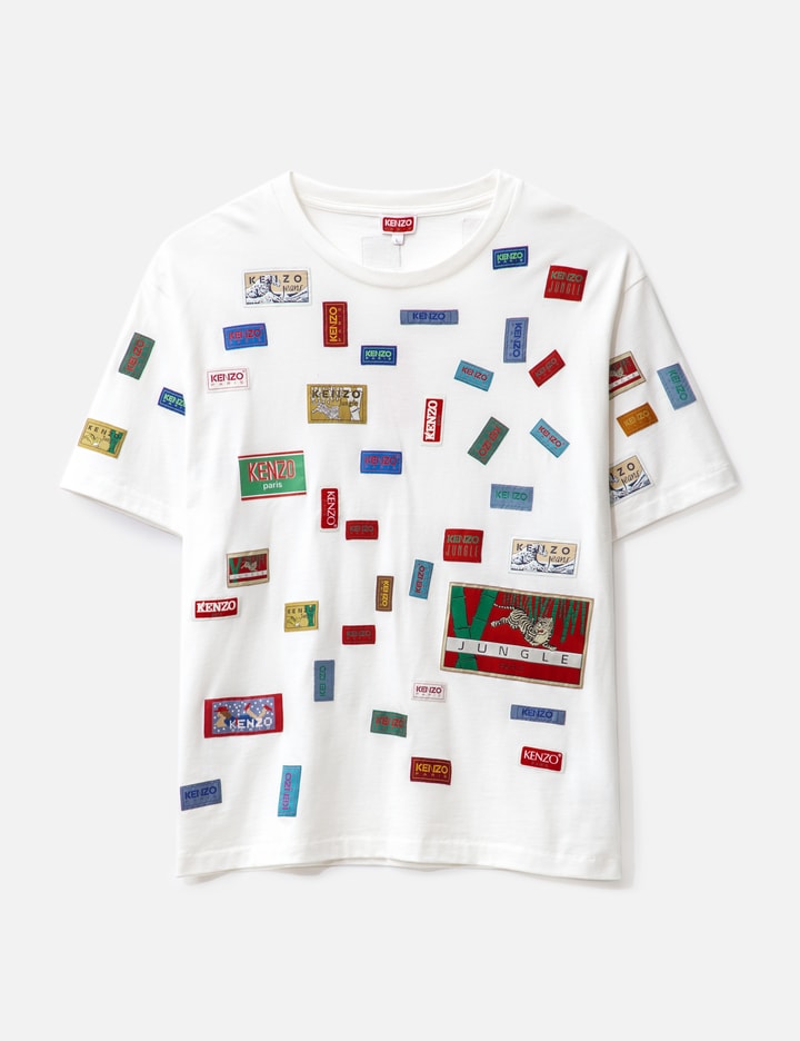 Kenzo Archive Labels Oversize T-shirt In White
