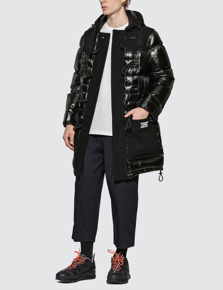 Technical Wool Detail Puffer Coat Placeholder Image