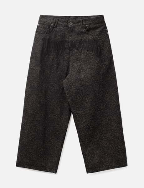 "Bruce" Leopard Baggy Denims view 6