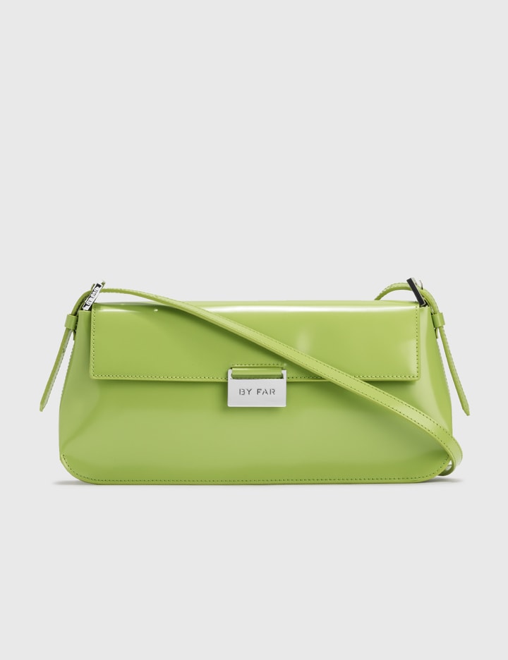 Billy lime green semi patent leather bag