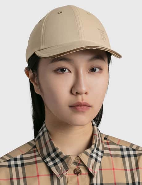 Burberry - エンブロイダリーロゴ コットンギャバジン ベースボール 
