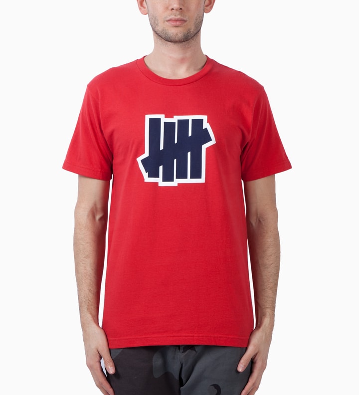 Red Double 5 Strike SS T -Shirt Placeholder Image