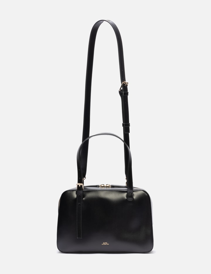 Apc A.p.c. Black Shoulder Bag With Versatile Carrying Options In Black