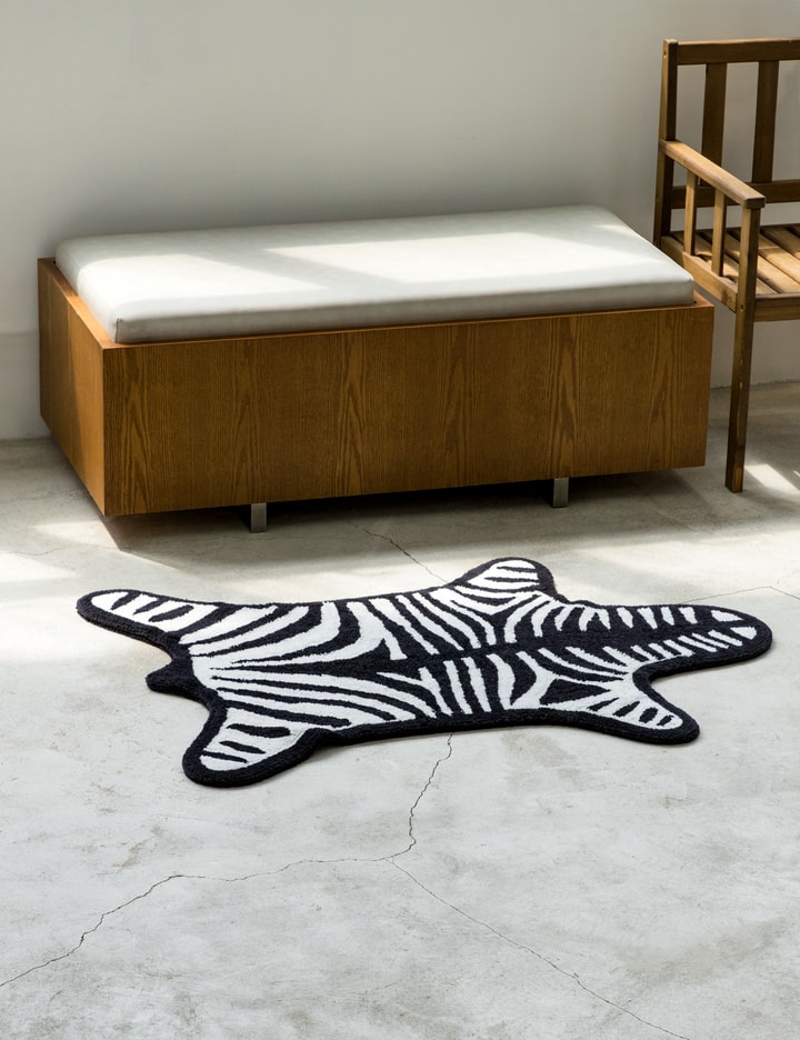 Black Zebra Reversible Bathmat Placeholder Image