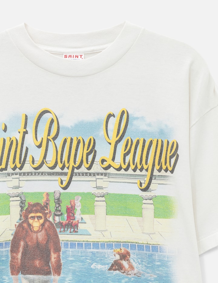 Saint Mxxxxxx Saint Michael X BAPE League T-Shirt