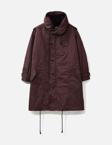 Dries Van Noten Faux Fur Lined Military Parka