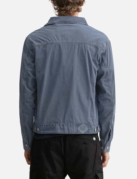 50 Fili Indigo Bleached Goggle Jacket view 19