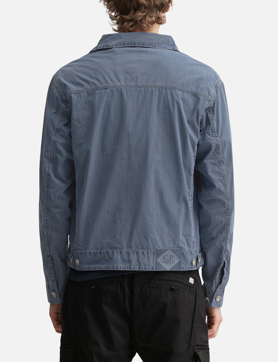 50 Fili Indigo Bleached Goggle Jacket view 20