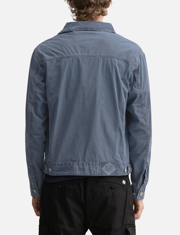 C.P. Company 50 Fili Indigo Bleached Goggle Jacket