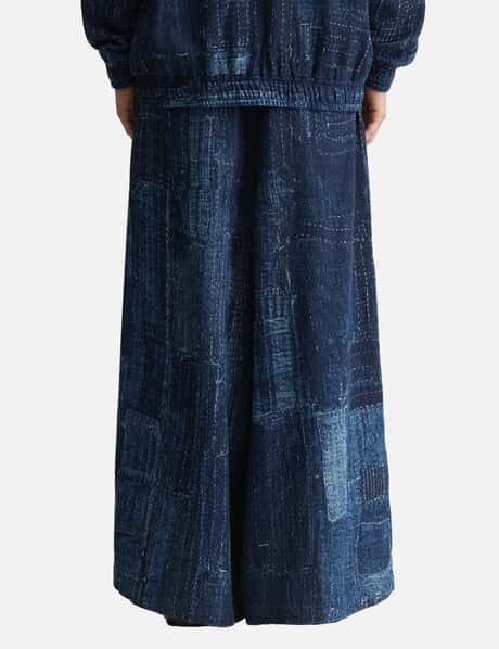 Boro Side Button Hakama Pants Rinse view 12