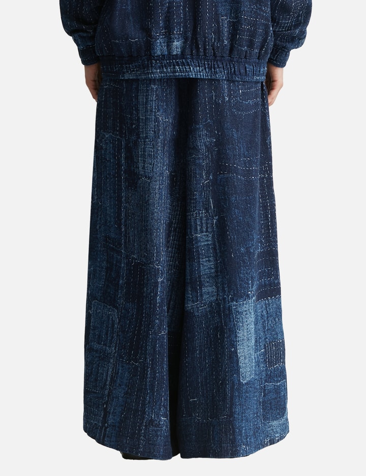 펀드멘탈 Boro Side Button Hakama Pants Rinse