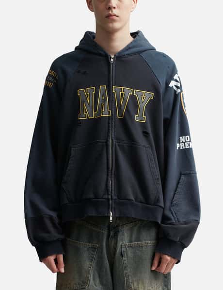 PROJECT G/R - Reconstructed Folded Zip Hoodie | HBX - Globally 