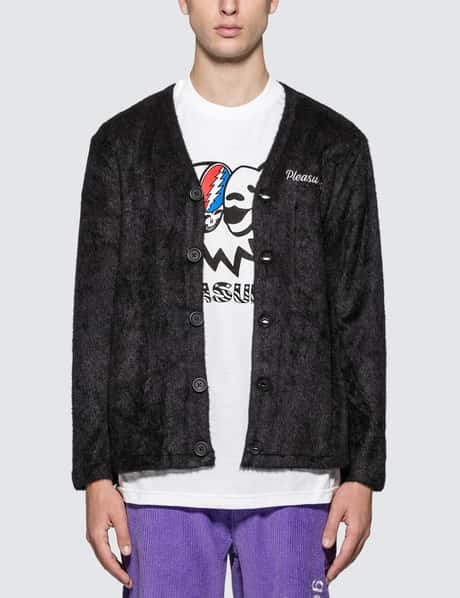 Pleasures - Fuzzy Cardigan | HBX