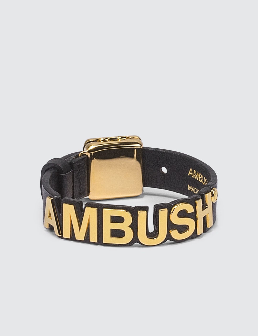 AMBUSH® - Leather Nameplate Bracelet | HBX - Globally Curated 