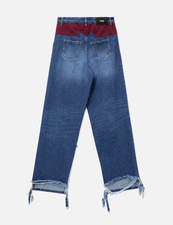 VAIN Heart Cut Out Jeans