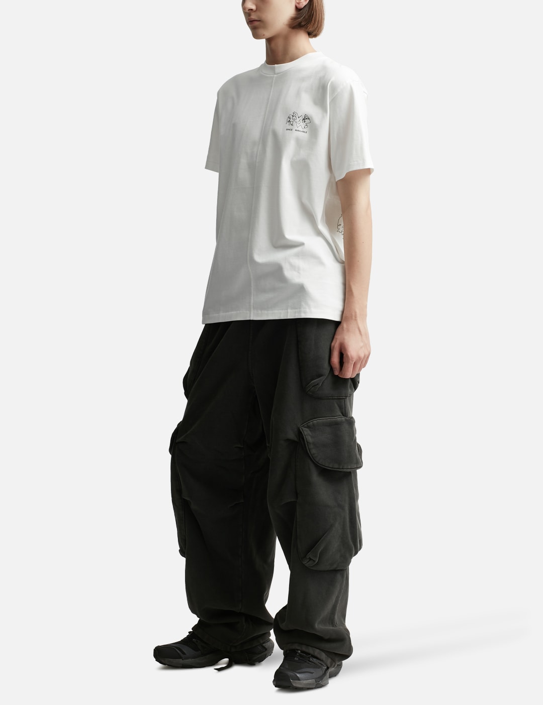 Blue Carbon System Embroidered T-Shirt view 15