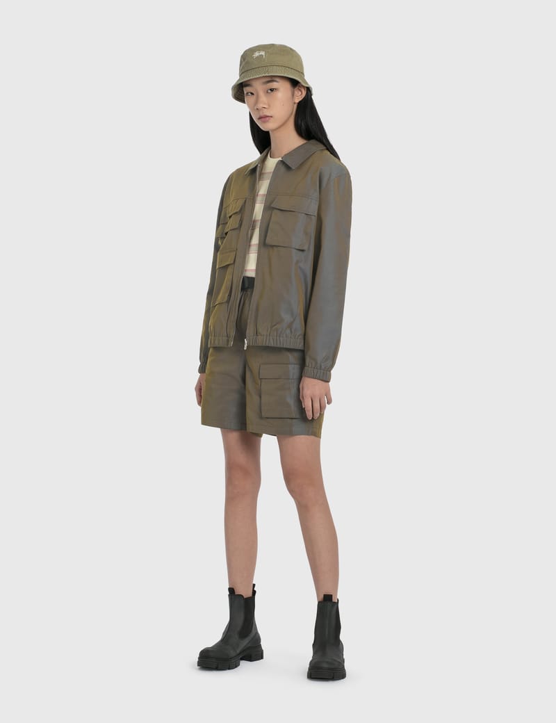 stussy iridescent jacket