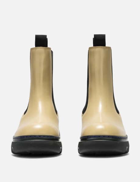 Burberry Leather Creeper Chelsea Boots HBX