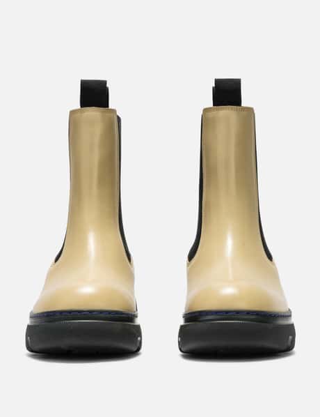 Burberry Leather Creeper Chelsea Boots HBX