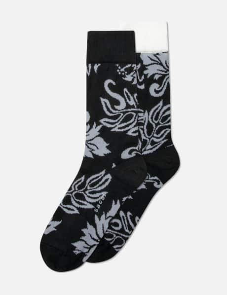 Sacai Floral Socks