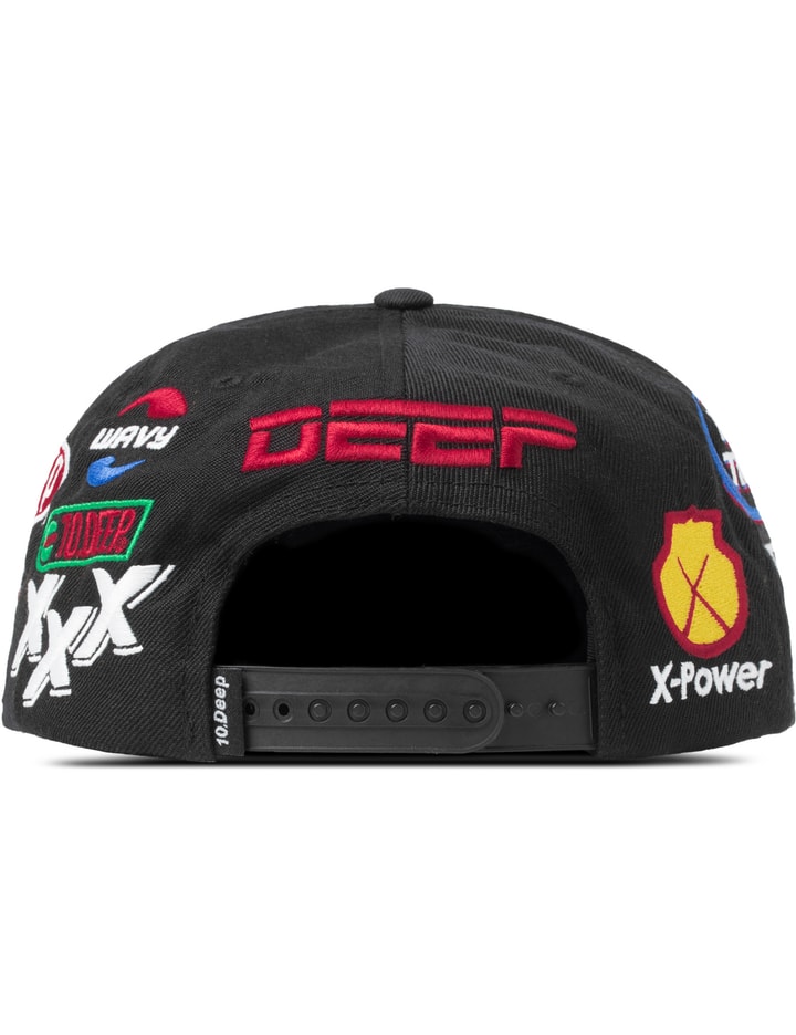 Black Final Lap Snapback Cap Placeholder Image