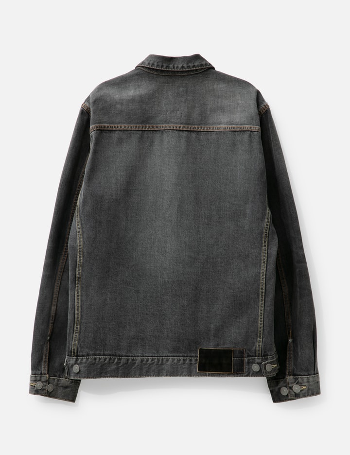 VISVIM 101 Damaged Denim Jacket in Black Placeholder Image