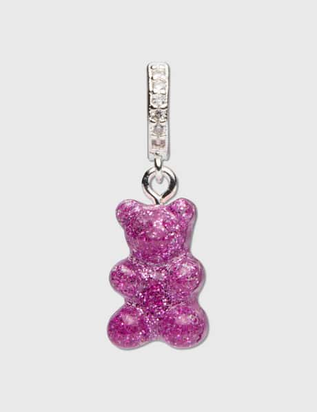 Crystal Haze NOSTLAGIA BEAR HOOP EARRING