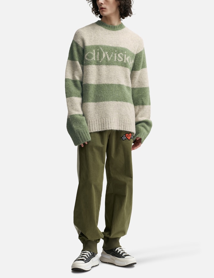 Striped Logo Knit Sweater Placeholder Image