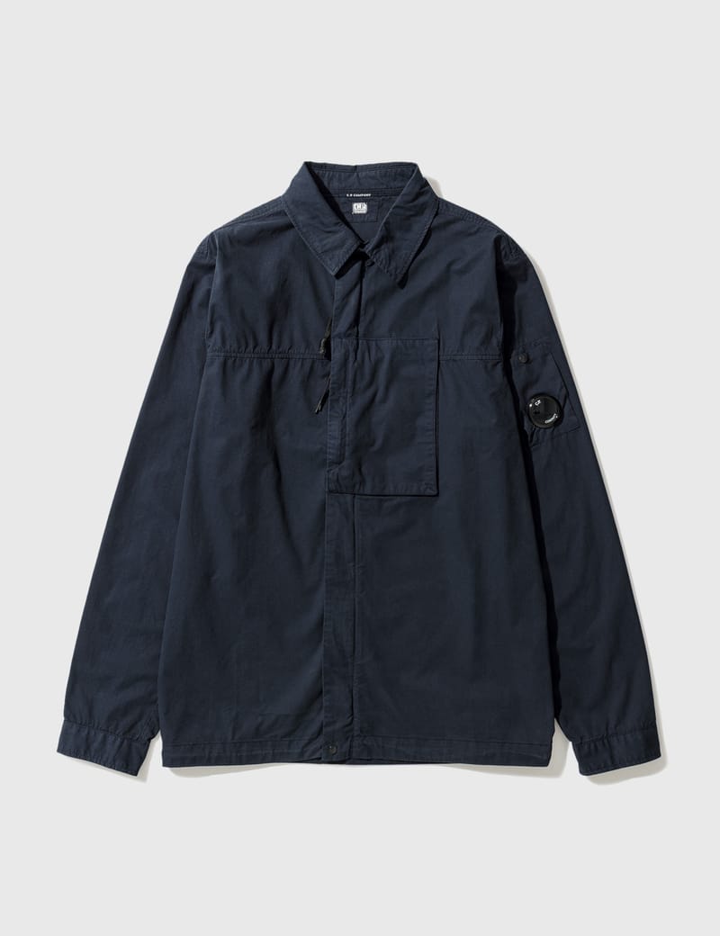 C.P. Company - Gabardine Chest Pocket Shirt | HBX - Globally Curated  Fashion and Lifestyle by Hypebeast