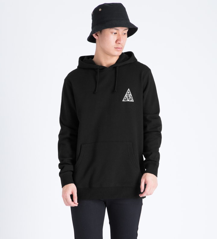 Black Triangle Rose Pullover Hoodie Placeholder Image