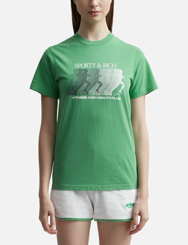 Sporty &amp; Rich Gradient T Shirt In Green