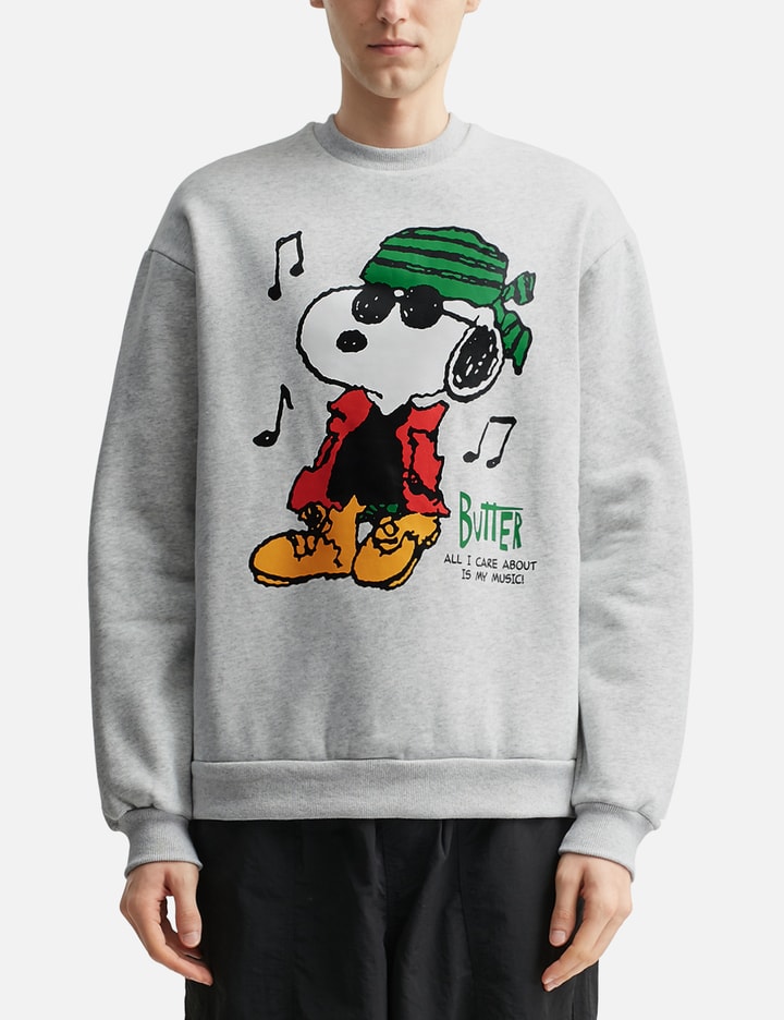 Butter Goods x Peanuts Music Crewneck Placeholder Image
