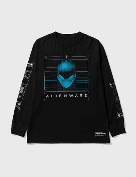 Alienware トランスミッション ロングスリーブ Tシャツ