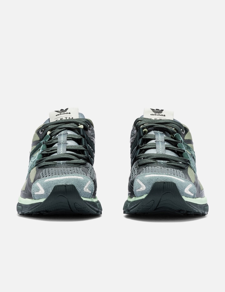 Adidas Originals Multicolor Leather And Mesh Adidas X Song For The Mute Adistar Cushion Sneakers In Green