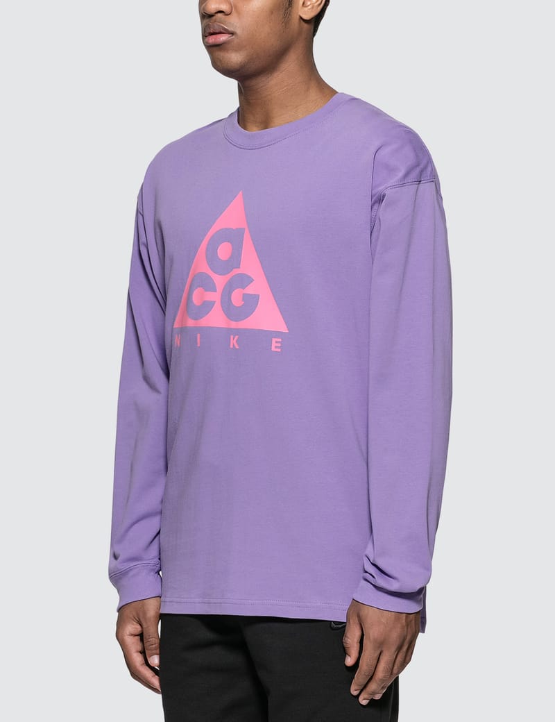 purple long sleeve nike shirts