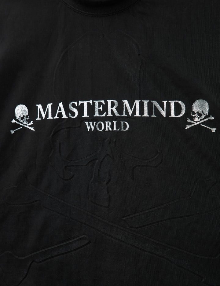 Mastermind Japan Sheer Layered Boxy Long Sleeve T-shirt In Black
