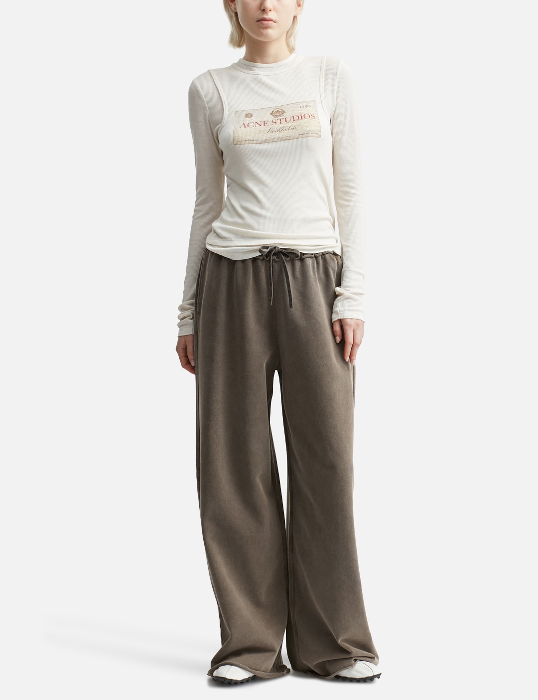 Acne Studios Loose Fit Trousers HBX