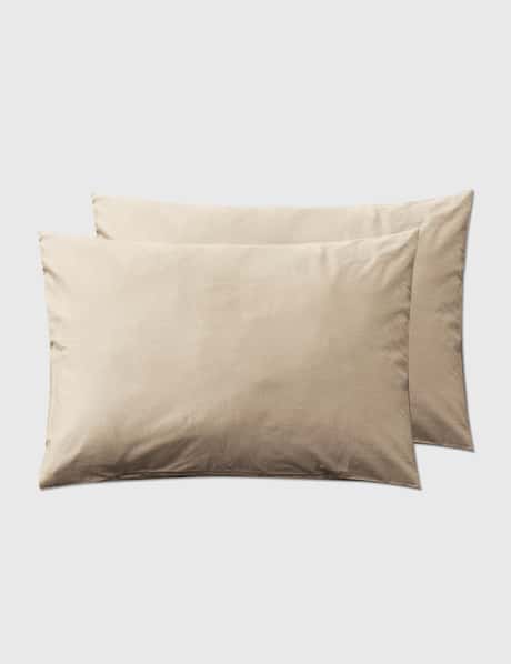 Risker Pillowcase Set - Natural (beige)