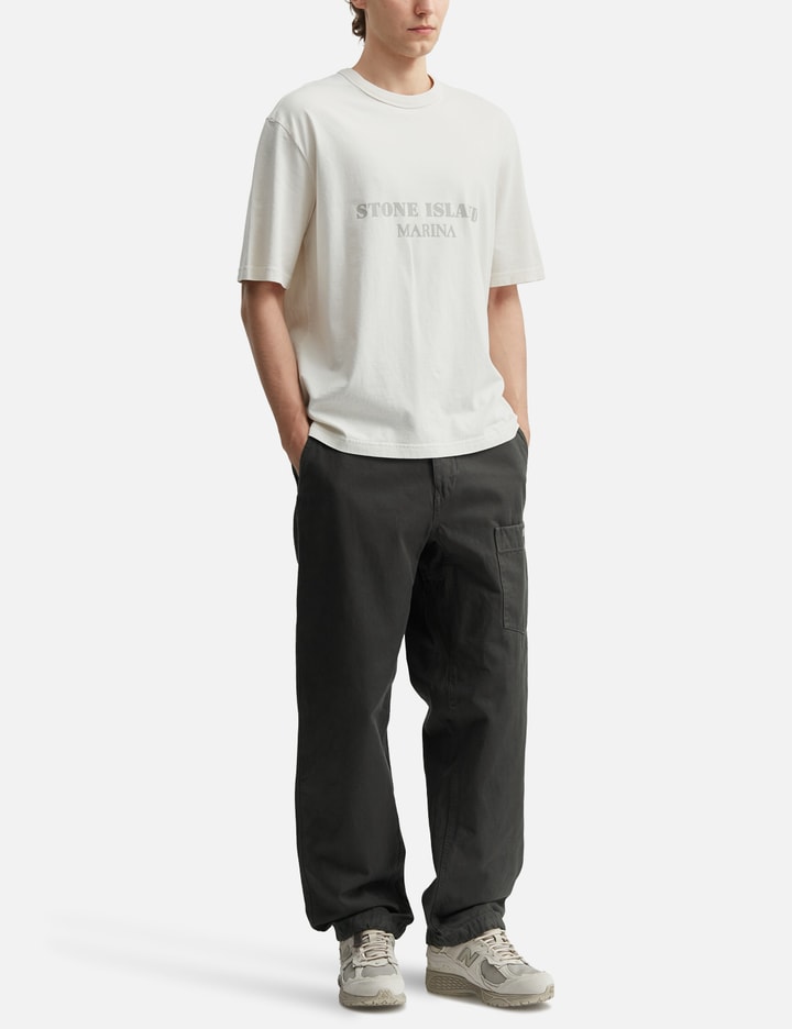 스톤 아일랜드 Combed Organic Cotton Jersey_S.I. Marina Oversized-Fit T-Shirt