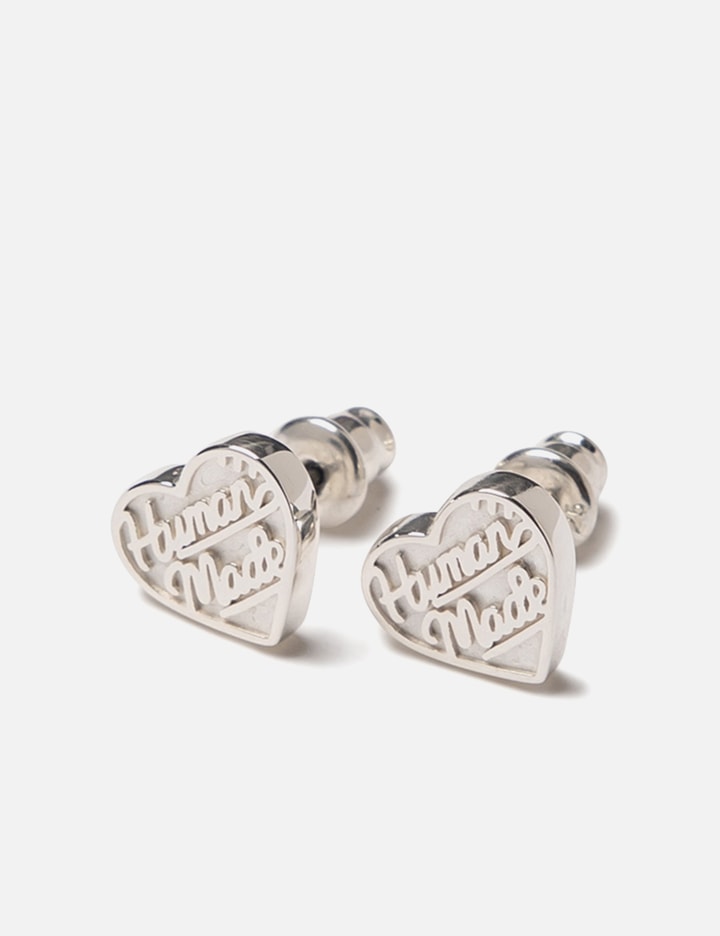 Human Made - HEART SILVER EARRING | HBX - Globally Curated Fashion  