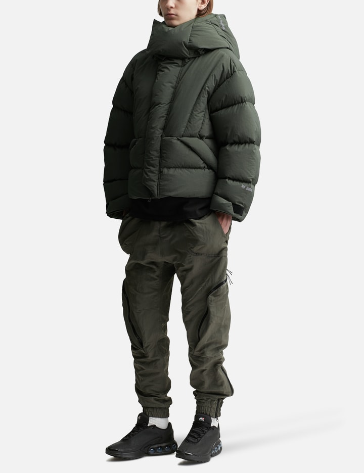 HOODED SHORT DOWN JACKET Placeholder Image