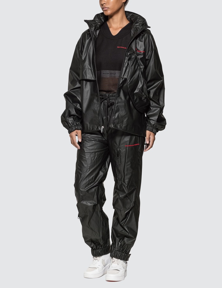 Chynatown Pleather Nylon Track Jacket Placeholder Image