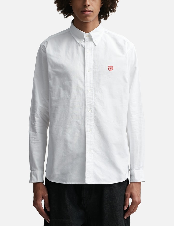 Shop Human Made Oxford Bd Shirt In White