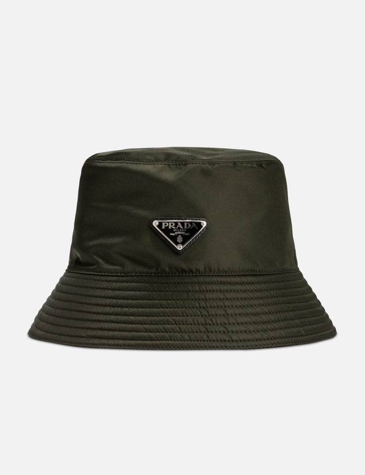 Shop Prada Re-nylon Bucket Hat In Green