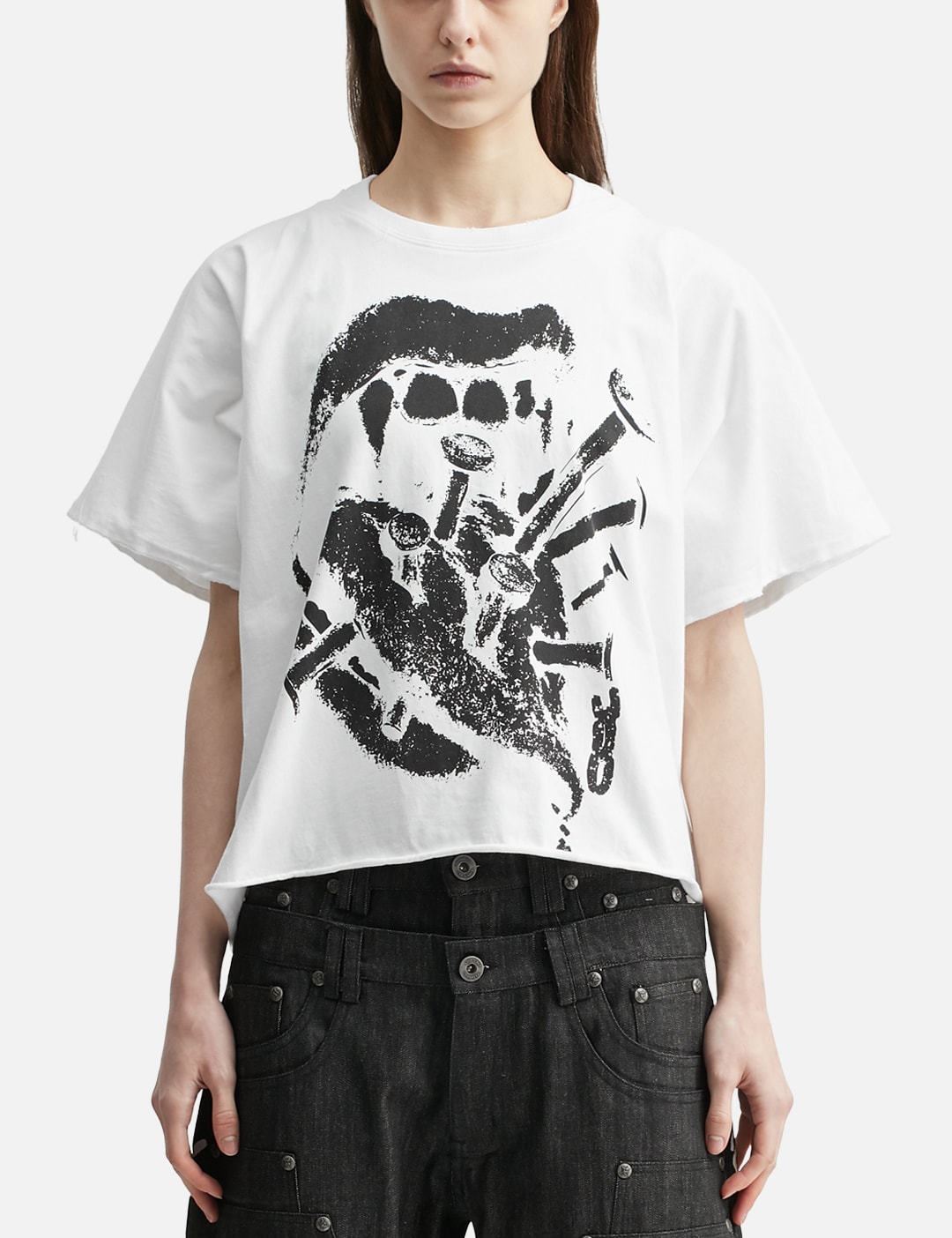 "Noa" Liar T-Shirt In White view 11