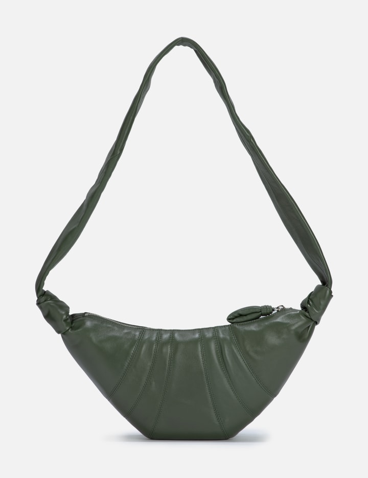Shop Lemaire Small Croissant Bag In Green