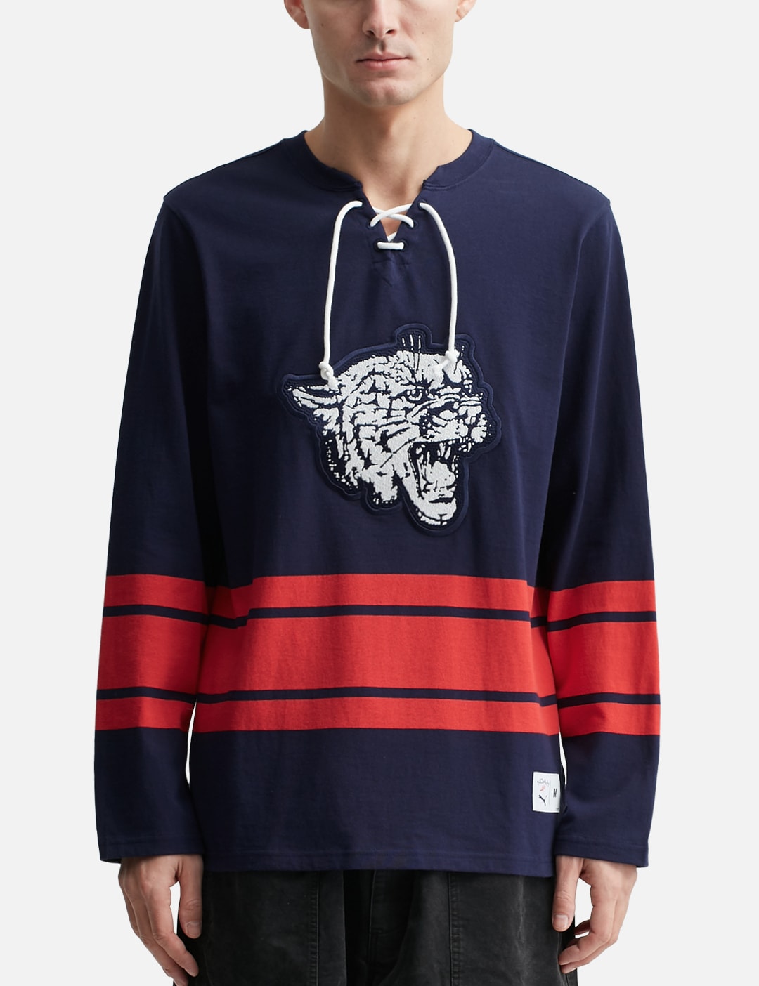 Mastermind World - Pile Striped Long Sleeve T-Shirt | HBX 