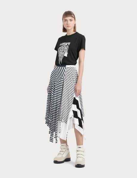 Loewe Stripe Jersey Skirt