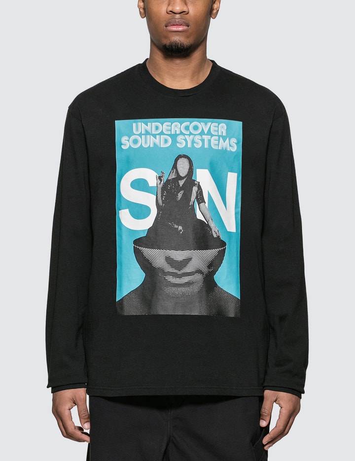 Sound System Print Long Sleeve T-Shirt Placeholder Image
